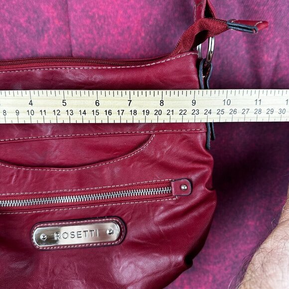 ROSETTI WOMEN CROSSBODY BAG MULTIPLE POCKETS WITH ZIPPERS ADJUSTABLE STRAP - Picture 12 of 12